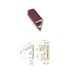 Schlegel Uszczelka drzwiowa QLON QL-3104 200m Kasztan