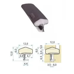 Schlegel Uszczelka drzwiowa QLON QL-3106 250m Brąz