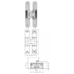 simonswerk TECTUS TE 340 3D               F2-nikiel mat