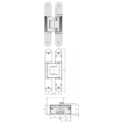 simonswerk TECTUS TE 540 3D F1-chrom mat
