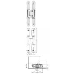 simonswerk TECTUS TE 240 3D               F1-chrom mat