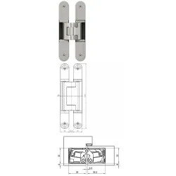 simonswerk TECTUS TE 640 3D F2-nikiel mat