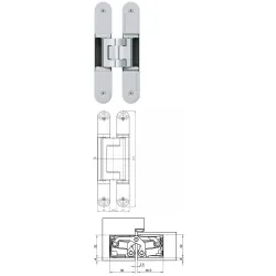 simonswerk TECTUS TE 640 3D F1-chrom mat