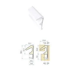 Schlegel Uszczelka drzwiowa QLON QL-3104 200m Bialy