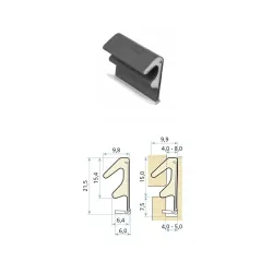Schlegel Uszczelka drzwiowa QLON QL-3091 150m Grafit