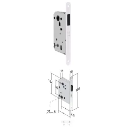 Bonaiti Zamek magnetyczny B-TWIN WC Biały