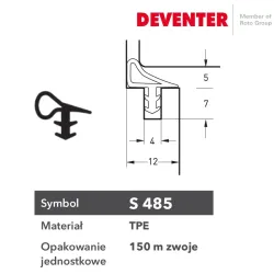 Deventer USZCZELKA DEVENTER M 485 Bezbarwny