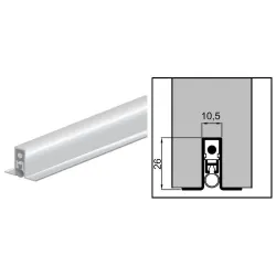 Ellen Uszczelnienie automatyczne MATIC OMEGA 1130 mm Srebrny
