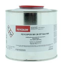 FEYCOLOR Feycolor 581 2K EP Żywica Epoksydowa Odlewnicza 0,55kg Bezbarwny