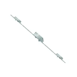 siegenia Aubi  Zasuwnica drzwiowa AS2372 20/55/72/8 sterowana wkładką – bolce Ocynk srebrny