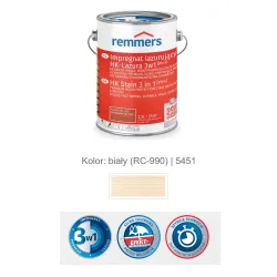 remmers Impregnat lazurujący HK-Lazura 3w1 [plus] 2,5L Biały