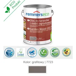 remmers Olej wodny do drewna tarasu 5L Grafitowy