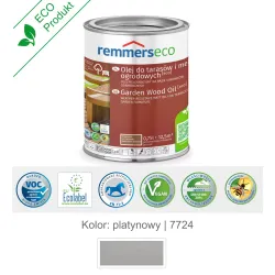 remmers Olej wodny do drewna tarasu 0,75L Platynowy