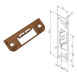 Assa Abloy Zaczep płaski do zamka 2014, 2018 Limba Assa Abloy Zaczep płaski do zamka 2014, 2018 Limba