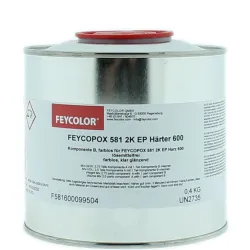 FEYCOLOR FEYCOPOX 581 2K EP Utwardzacz 600 0,4 kg  Bezbarwny