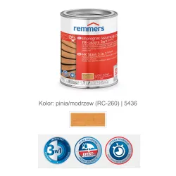 remmers Impregnat lazurujący HK-Lazura 3w1 [plus] 0,75L Pinia/Modrzew