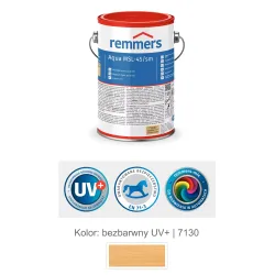 remmers Aqua MSL-45/sm-Mittelschichtlasur UV+ 5L Bezbarwny