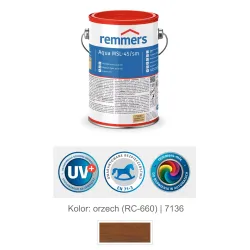 remmers Aqua MSL-45/sm-Mittelschichtlasur UV+ 5L Orzech