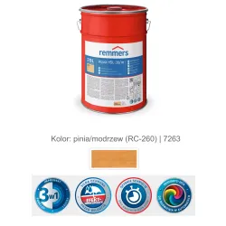 remmers Aqua HSL-36/m-Profi-Holzschutz-Lasur 3in1 20L Pinia/Modrzew