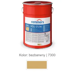 remmers HSL-31/m-Profi-Holzschutz-Lasur 3in1 5L Bezbarwny