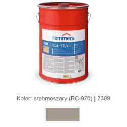remmers HSL-31/m-Profi-Holzschutz-Lasur 3in1 2,5L Szary srebrny