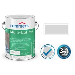 remmers Wodny Lakier izolujący do drewna Multi-Izol 3w1 0,375L Szary jasny