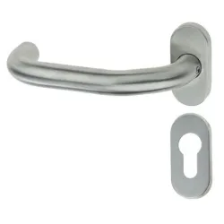 DormaKaba KLAMKA DORMAKABA 1/2 PURE 8100V/6621/6679 PZ, LEWA, S/S MAT, 8MM Stal nierdzewna DormaKaba KLAMKA DORMAKABA 1/2 PURE 8100V/6621/6679 PZ, LEWA, S/S MAT, 8MM Stal nierdzewna