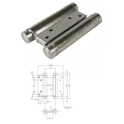 UE ZAWIAS WAHADŁOWY 100mm Nikiel