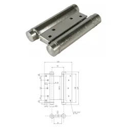 UE ZAWIAS WAHADŁOWY 200mm Srebrny