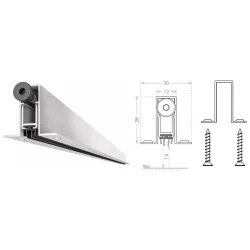 UE USZCZELKA OPADAJĄCA ALETTE A 730mm (>530mm) [K5-515-1A-0730] Srebrny