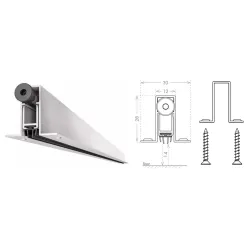 UE USZCZELKA OPADAJĄCA ALETTE A 930mm (>730mm) [K5-515-1A-0930] Srebrny