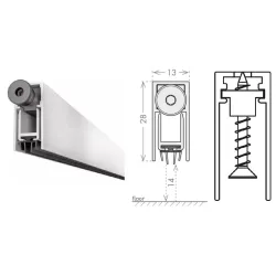 UE USZCZELKA OPADAJĄCA 1328 A 930mm (>730mm) [K5-500-1A-0930] Srebrny