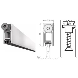 UE USZCZELKA OPADAJĄCA 1328 A 1030mm (830mm) [K5-500-1A-1030] Srebrny
