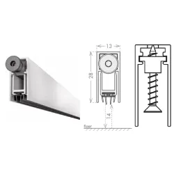 UE USZCZELKA OPADAJĄCA 1328 A 1130mm (>930mm) [K5-500-1A-1130] Srebrny