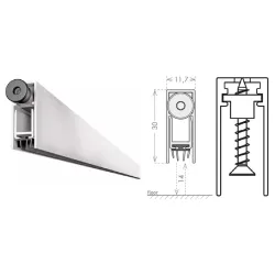 UE USZCZELKA OPADAJĄCA 1230 A 430mm (>295mm) [K5-505-1A-0430] Srebrny
