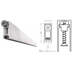 UE USZCZELKA OPADAJĄCA 1230 A 630mm (>430mm) [K5-505-1A-0630] Srebrny
