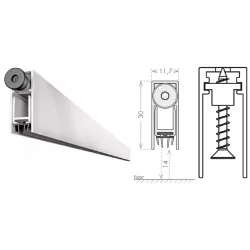 UE USZCZELKA OPADAJĄCA 1230 A 730mm (>530mm) [K5-505-1A-0730] Srebrny