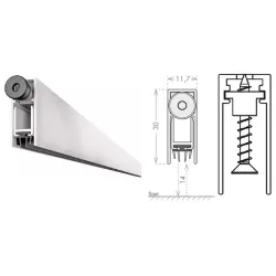 UE USZCZELKA OPADAJĄCA 1230 A 830mm (>630mm) [K5-505-1A-0830] Srebrny