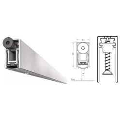 UE USZCZELKA OPADAJĄCA ACOUSTIC PLUS 1030mm (>880mm) [K5-200-1F-1030] Srebrny