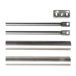 ISEO PRĘTY Z OSŁONAMI, WYSOKOśĆ 2400mm Stal nierdzewna