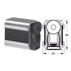 UE USZCZELKA OPADAJĄCA STRIBO ACOUSTICPLUS ANTI-FEU 1025mm 