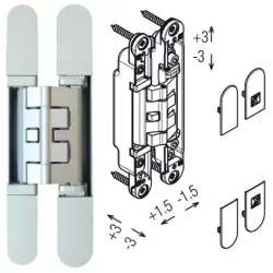 koblenz ZAWIAS WPUSZCZANY KUBICA K2460 Chrom matowy