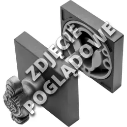 Linea Cali BLOKADA WC KWADRATOWA 019 [POKRĘTŁO VINTAGE] CC Chrom matowy