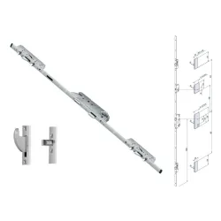 FUHR Zasuwnica drzwiowa 855GL U24/35/92/8 sterowana wkładką haki+bolce 1790 mm Stal szlachetna