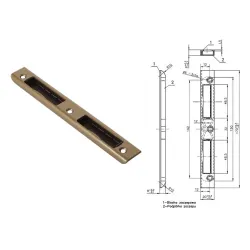 Dom Polska Zaczep zamka głównego Metalplast 20 mm Limba