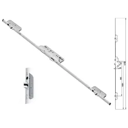 FUHR Zasuwnica drzwiowa 833 U24/35/92/8 automat 1790mm Ocynk srebrny