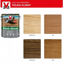 V33 Olej do tarasów Polski Klimat 5L Bezbarwny