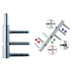 Otlav DOLNA CZĘśĆ ZAWIASU URSUS 3-D OT 495 140 7,8x38mm (3T) 3 szt. Galwanizowany