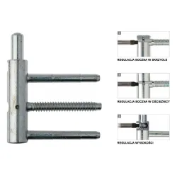 Otlav DOLNA CZĘśĆ ZAWIASU URSUS 3-D OT 495 160 7,8x57mm (3T) 2szt. Galwanizowany