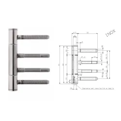 Otlav ZAWIAS OT 335 150 Stal nierdzewna